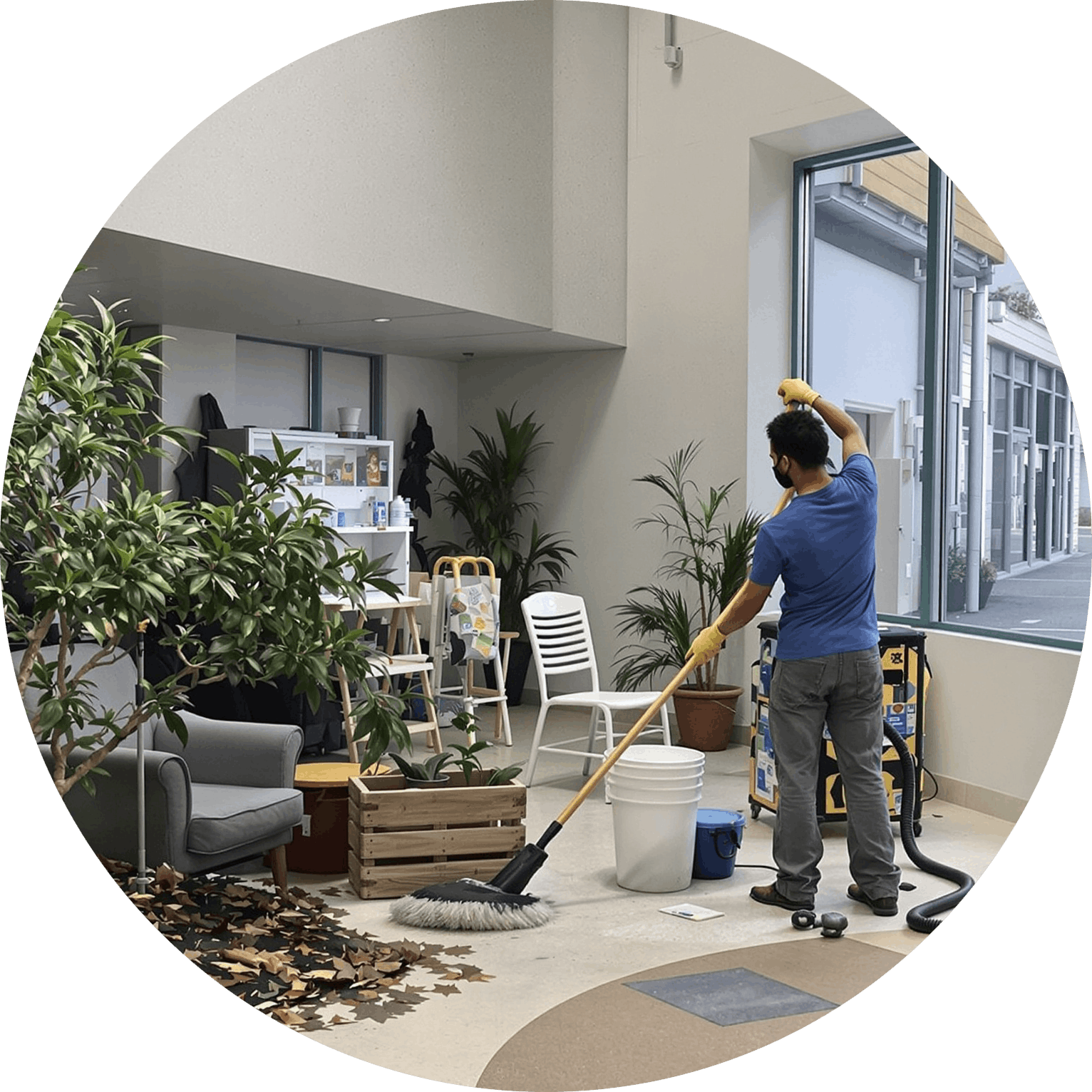K12 Education Cleaning-min Commercial cleaning professional mopping indoor facility